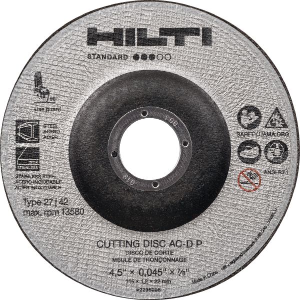 AC-D P Type 27 Cut-off wheel