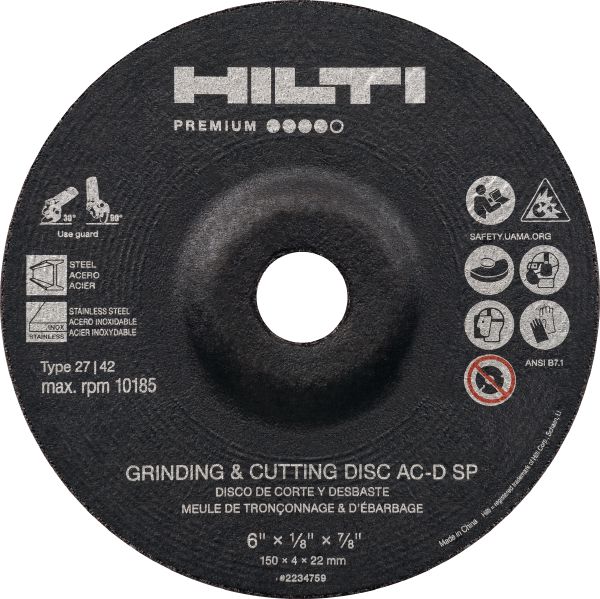 AC-D SP Type 27 Cutting/Notching wheel