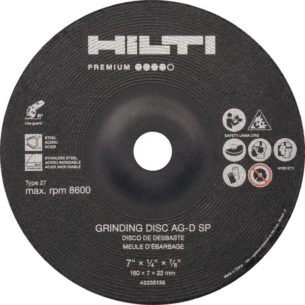 AG-D SP Type 27 Grinding disc