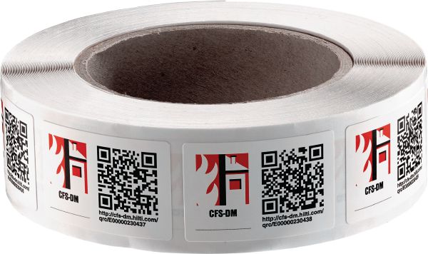 Identification sticker QR (500) small