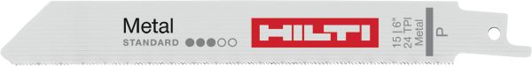 Sheet metal reciprocating saw blades