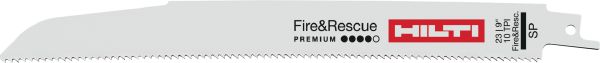 Fire and rescue reciprocating saw blades