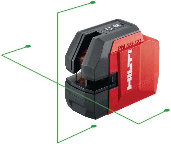 PM 20-CG Plumb and cross line laser