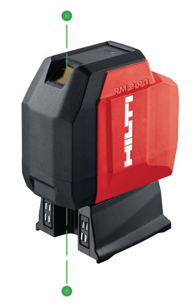 PM 2-PG Green plumb laser
