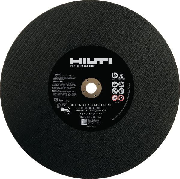 AC-D RL Rail cutting disc