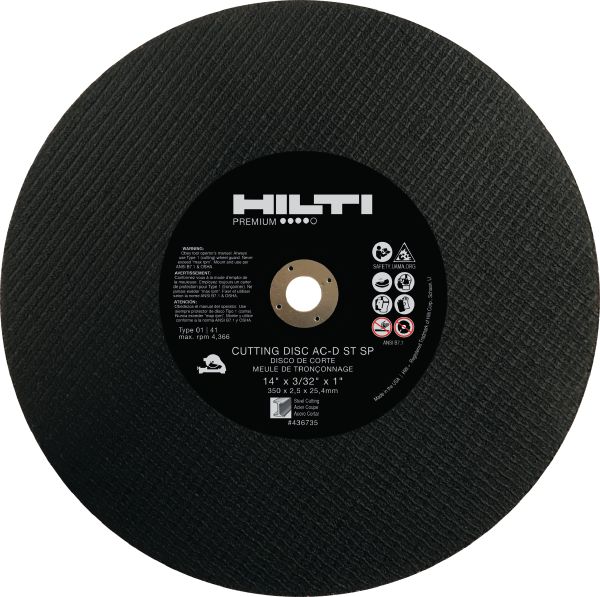 AC-D ST Steel cutting disc