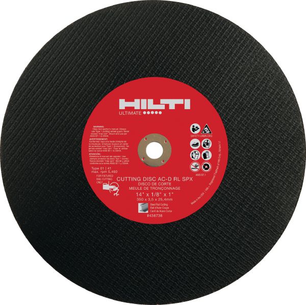 AC-D RL Rail cut-off disc