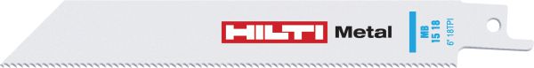 Thin metal reciprocating saw blades