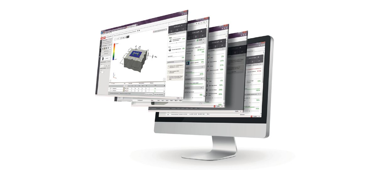 Software for post install anchor and baseplate design